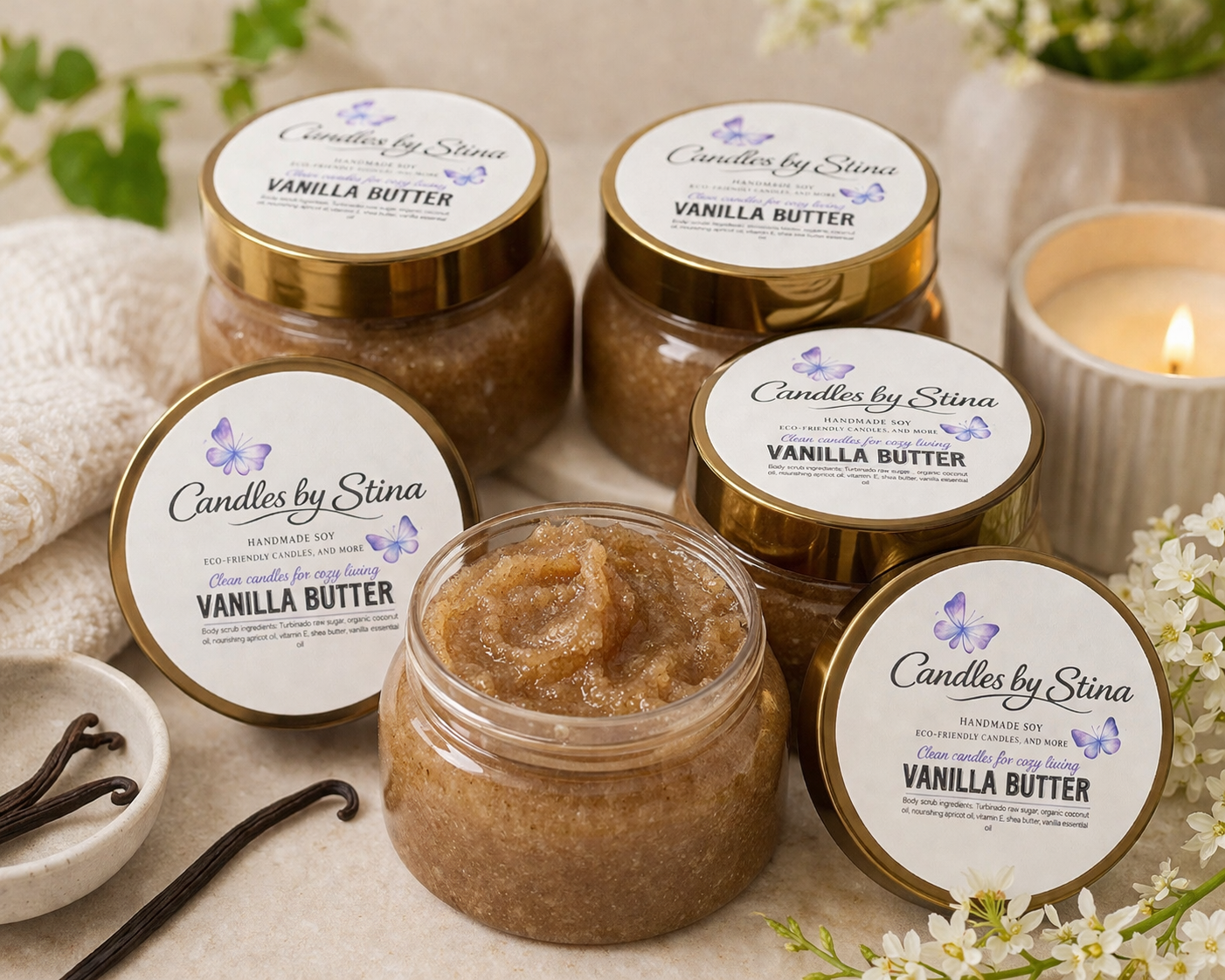 Vanilla Butter body scrub