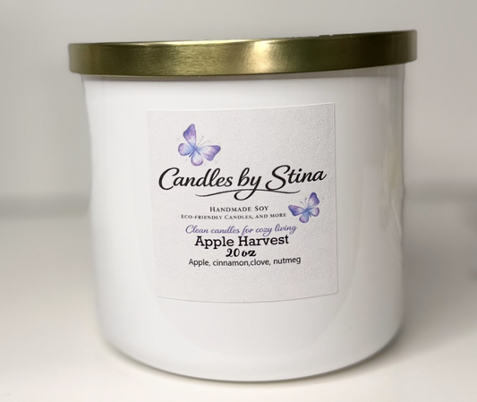 Apple Harvest 20 oz (3-wick) candle