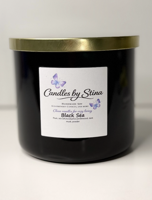 Black Sea 20 oz, 3-wick candle