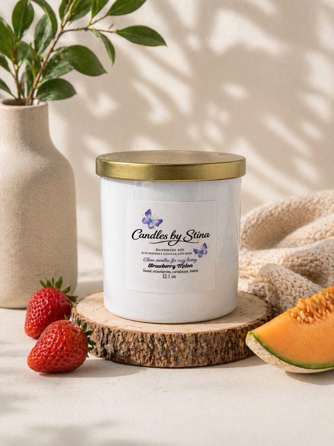 Strawberry Melon 12.1 oz candle