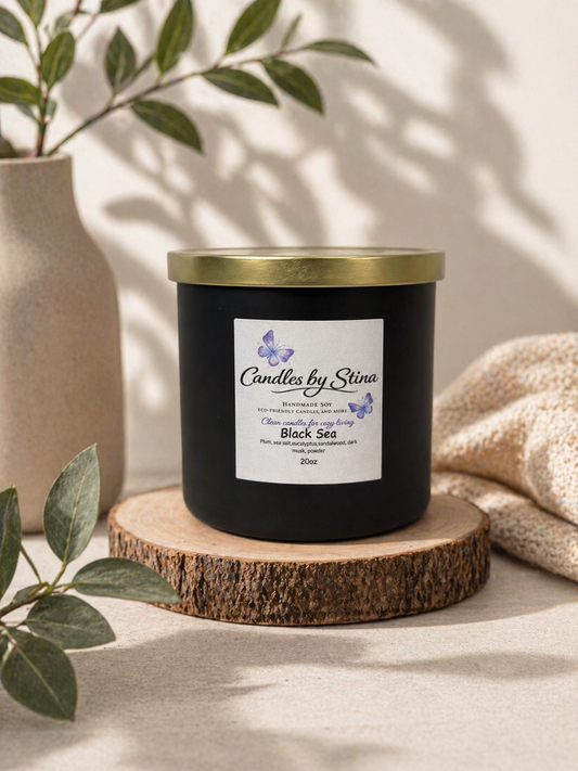 Black Sea 20 oz, 3-wick candle
